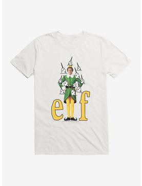 Elf Buddy Narwhal Icons T-Shirt, WHITE, hi-res