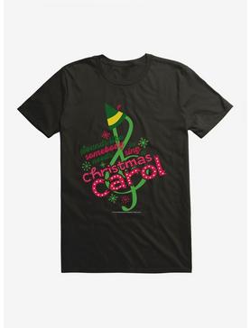 Elf Christmas Carol T-Shirt, BLACK, hi-res
