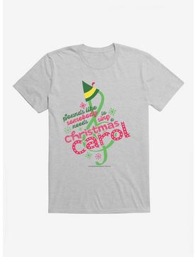 Elf Christmas Carol T-Shirt, HEATHER GREY, hi-res