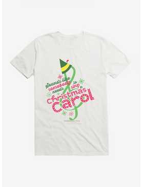 Elf Christmas Carol T-Shirt, WHITE, hi-res