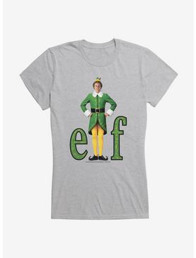 Elf Classic Logo Black Trace Girls T-Shirt, HEATHER, hi-res