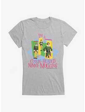 Elf Cotton Headed Ninny Muggins Girls T-Shirt, HEATHER, hi-res