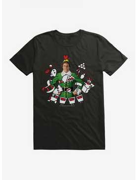 Elf Buddy With Icons T-Shirt, , hi-res