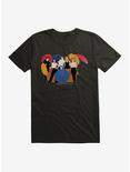 Friends Character Silhouettes T-Shirt, BLACK, hi-res