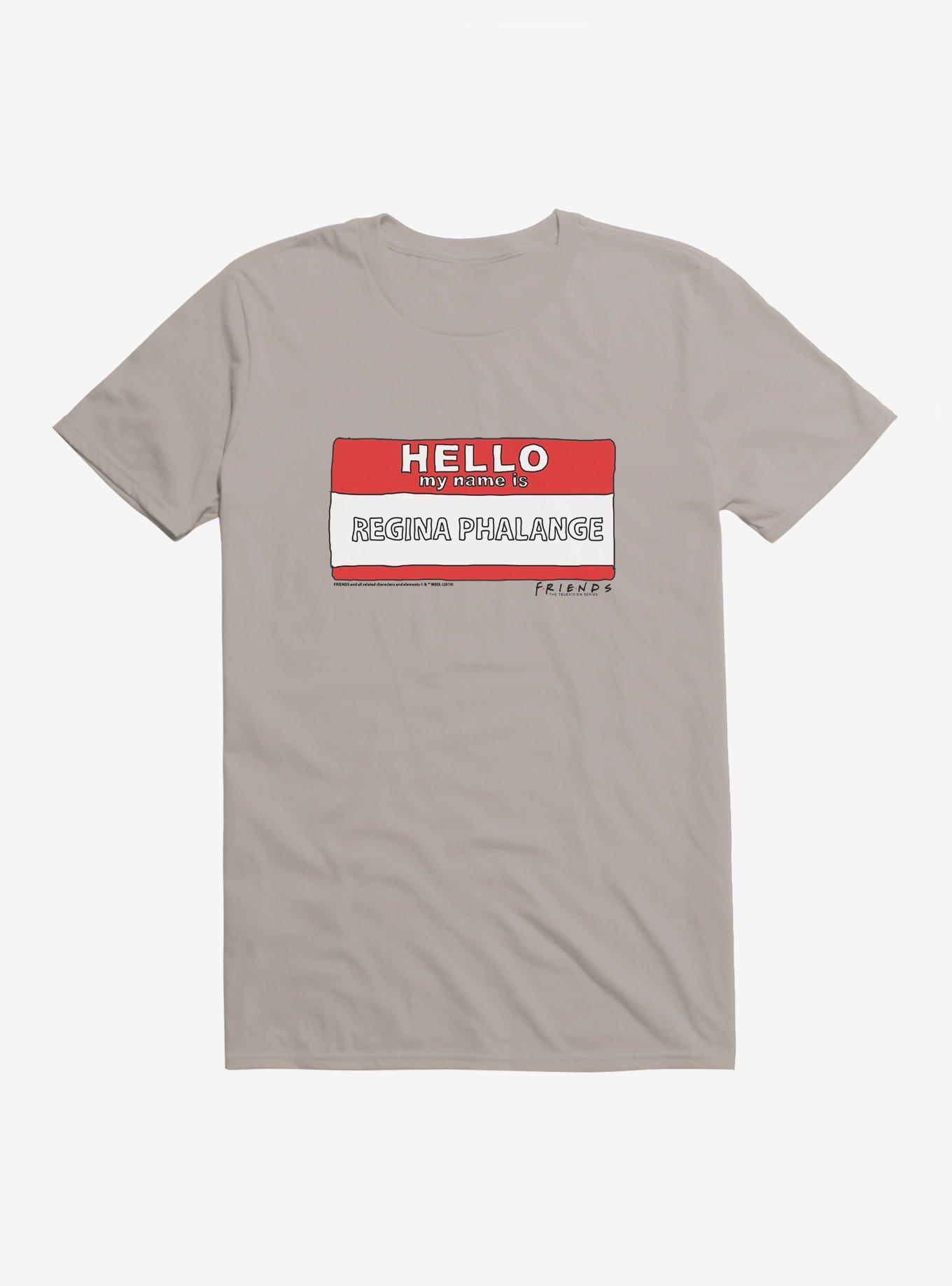 Friends My Name Is Regina Phalange T-Shirt, LIGHT GREY, hi-res