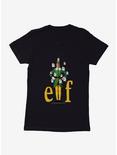 Elf Buddy Narwhal Icons Womens T-Shirt, BLACK, hi-res