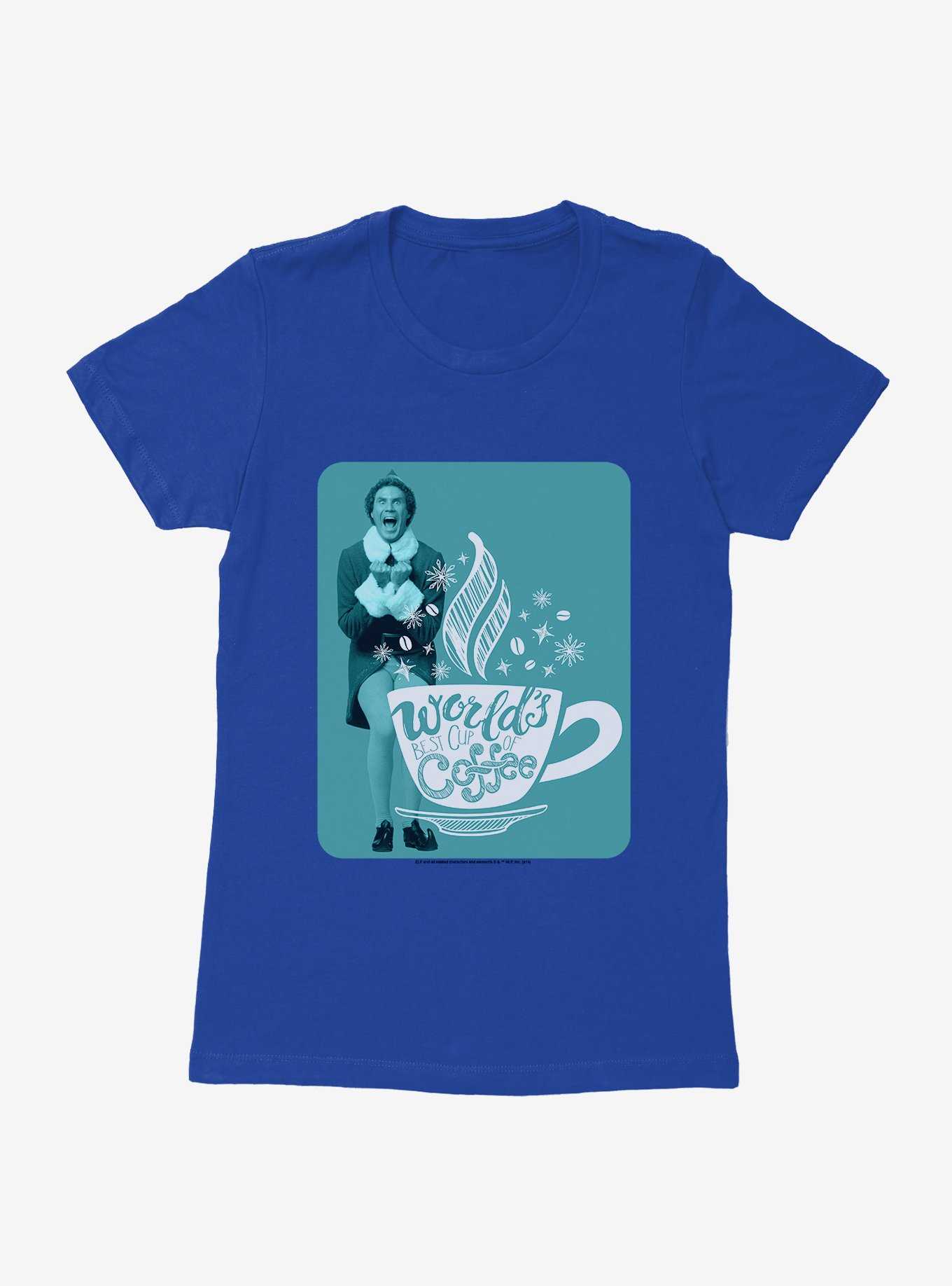 Elf World's Best Coffee Womens T-Shirt, , hi-res