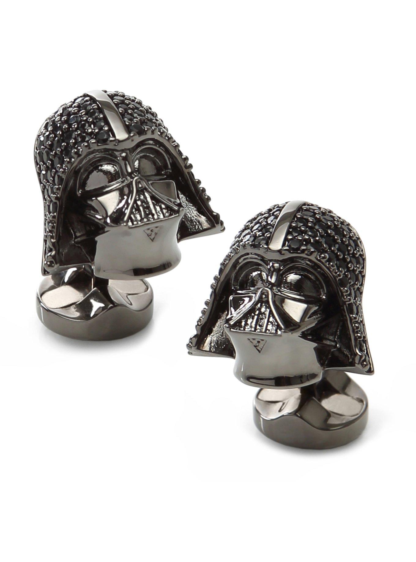 Star Wars Darth Vader Crystal Helmet Cufflinks, , hi-res