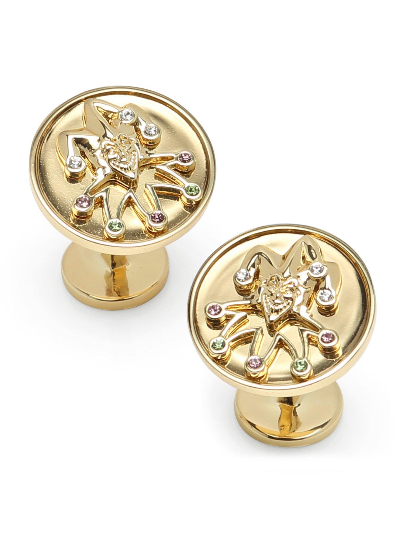 DC Comics Joker Gold Cufflinks, , hi-res