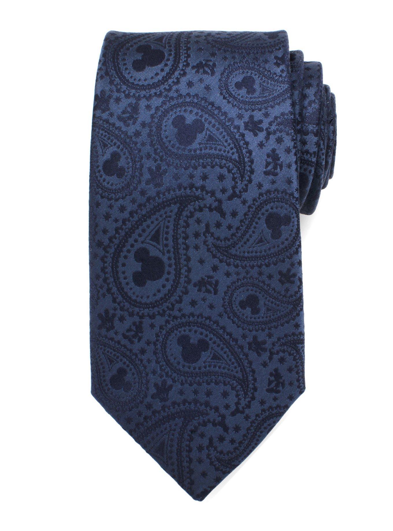 Disney Mickey Mouse Navy Paisley Tie, , hi-res