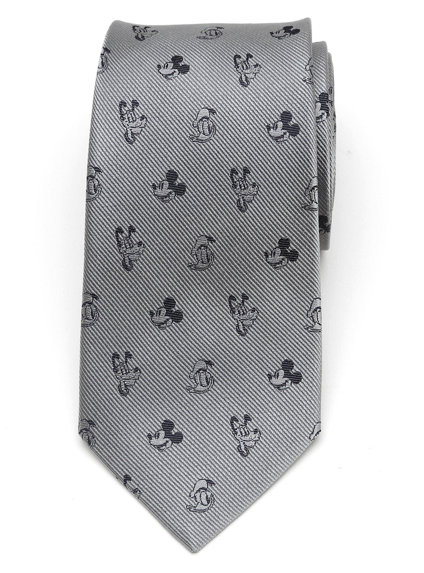 Disney Mickey and Friends Gray Tie, , hi-res