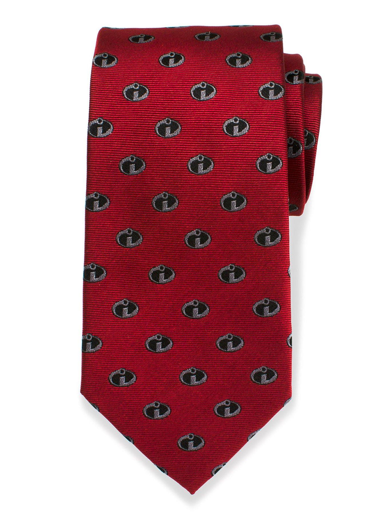 Disney Pixar Incredibles Logo Red Tie, , hi-res