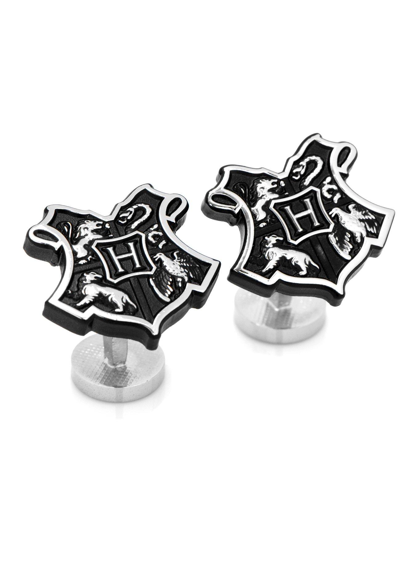 Harry Potter Hogwarts Crest 3D Cufflinks, , hi-res