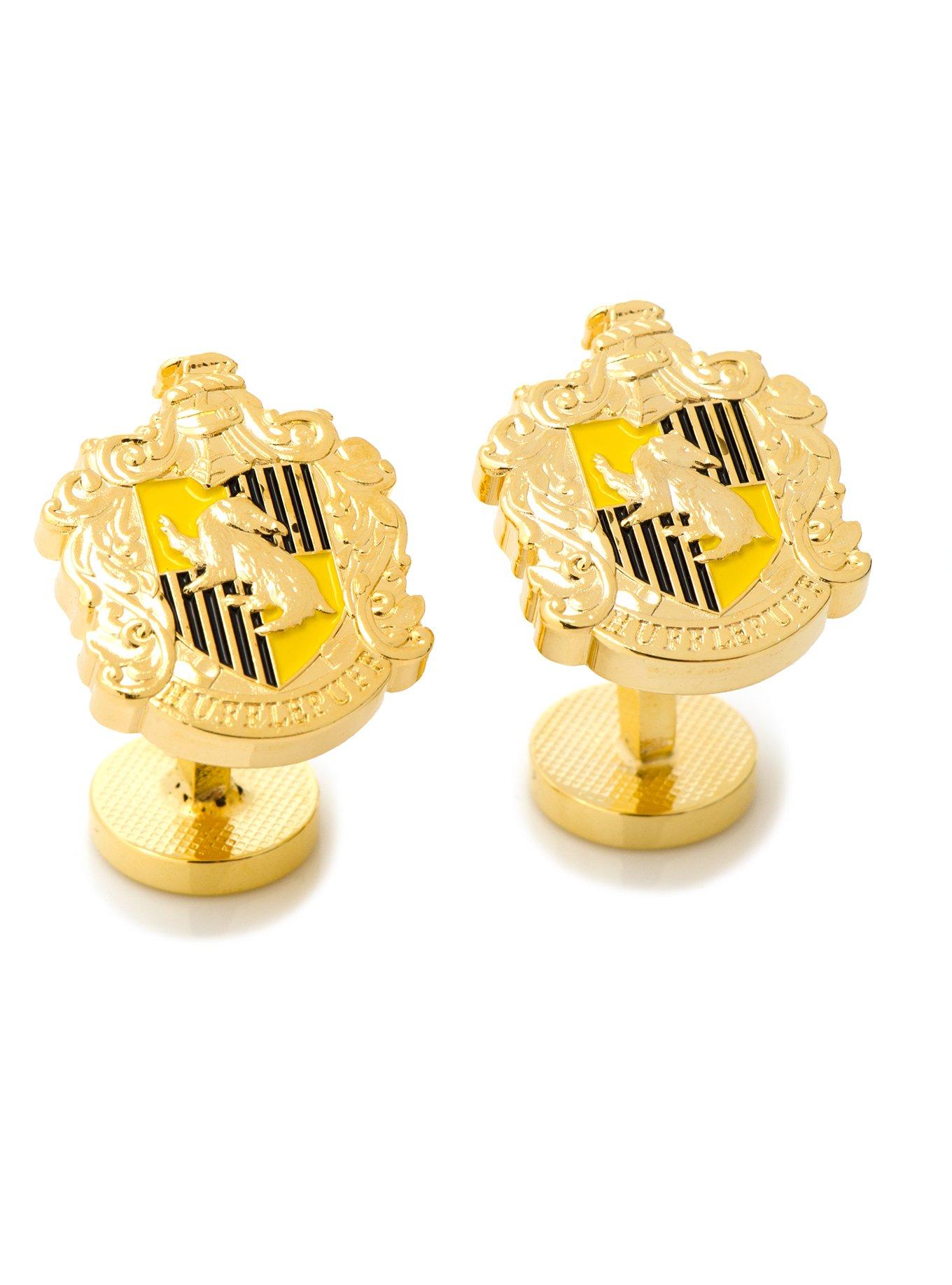 Harry Potter Hufflepuff Crest Cufflinks, , hi-res