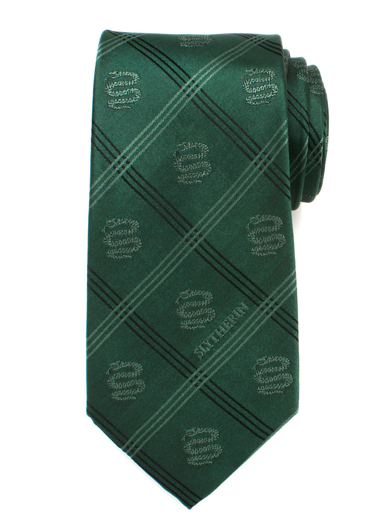 Harry Potter Slytherin Plaid Tie, , hi-res