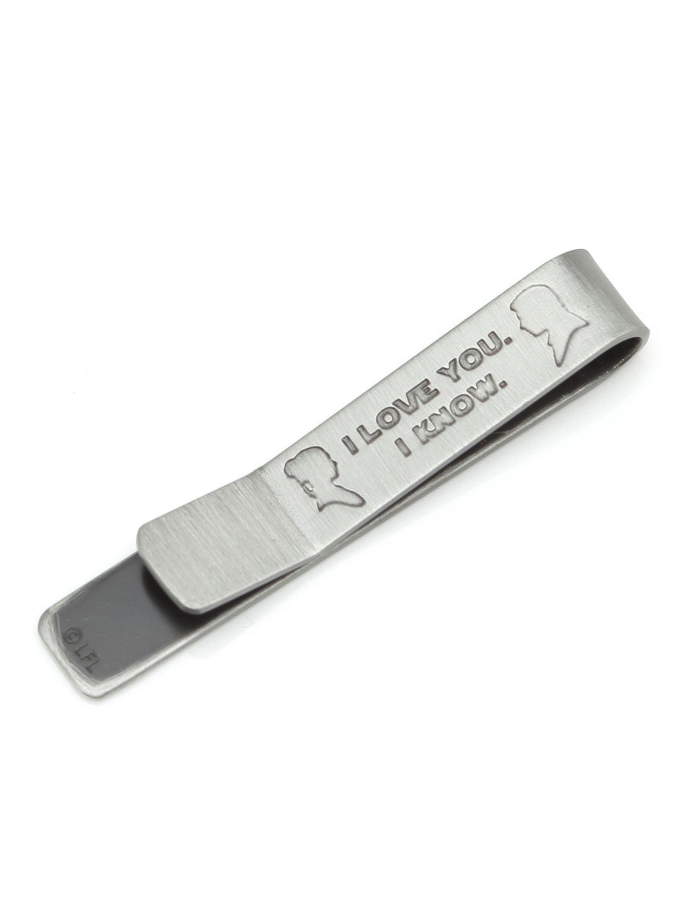 Star Wars I Love You I Know Hidden Message Tie Bar