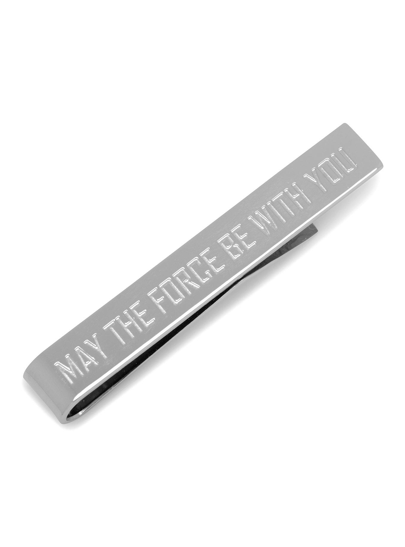 Star Wars May The Force Be With You Jedi Message Tie Bar, , hi-res