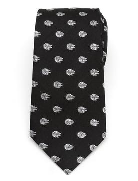 Star Wars Millennium Falcon Metallic Silver Tie, , hi-res