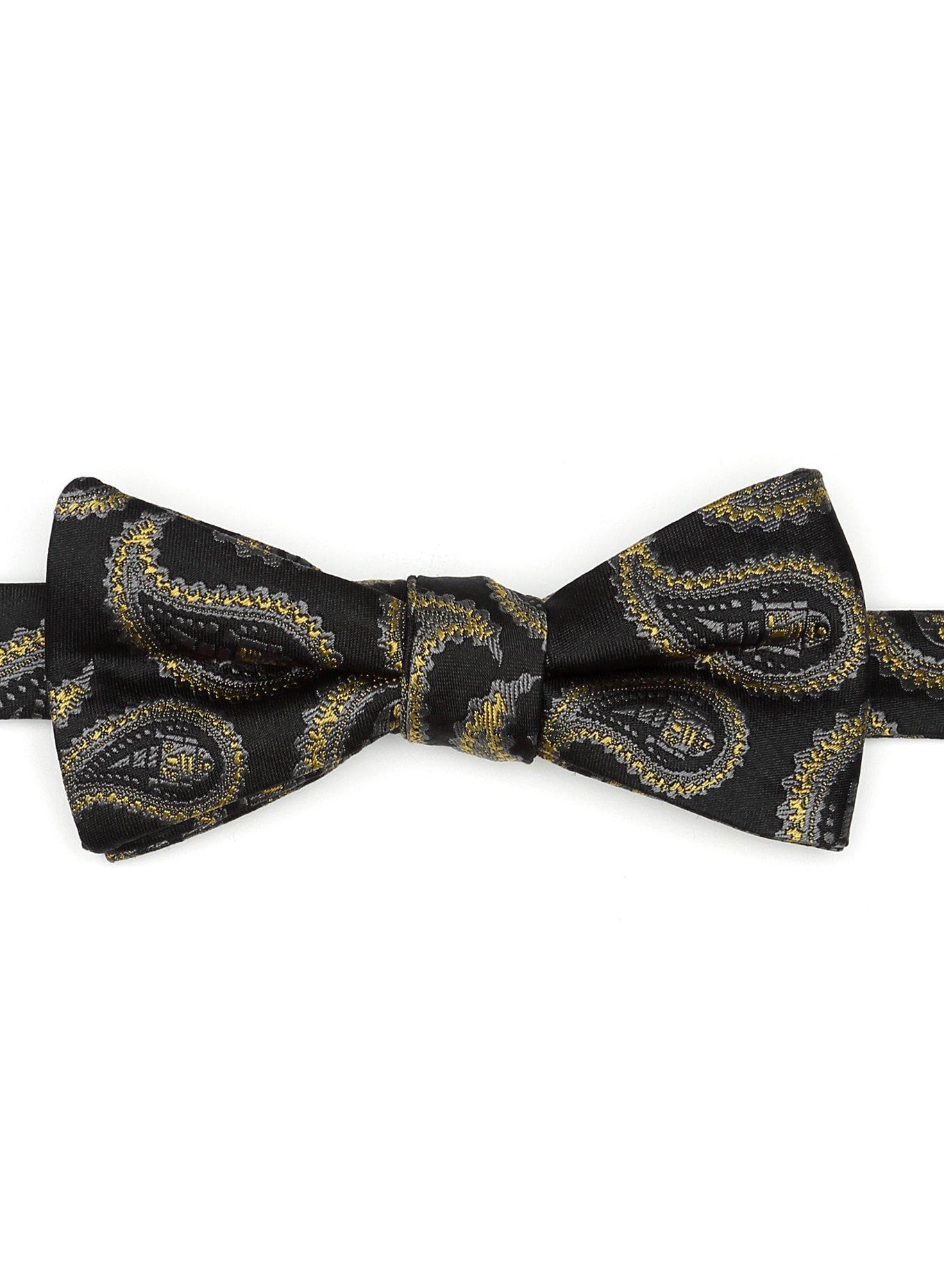 Star Wars R2D2 Paisley Black Bow Tie | Hot Topic