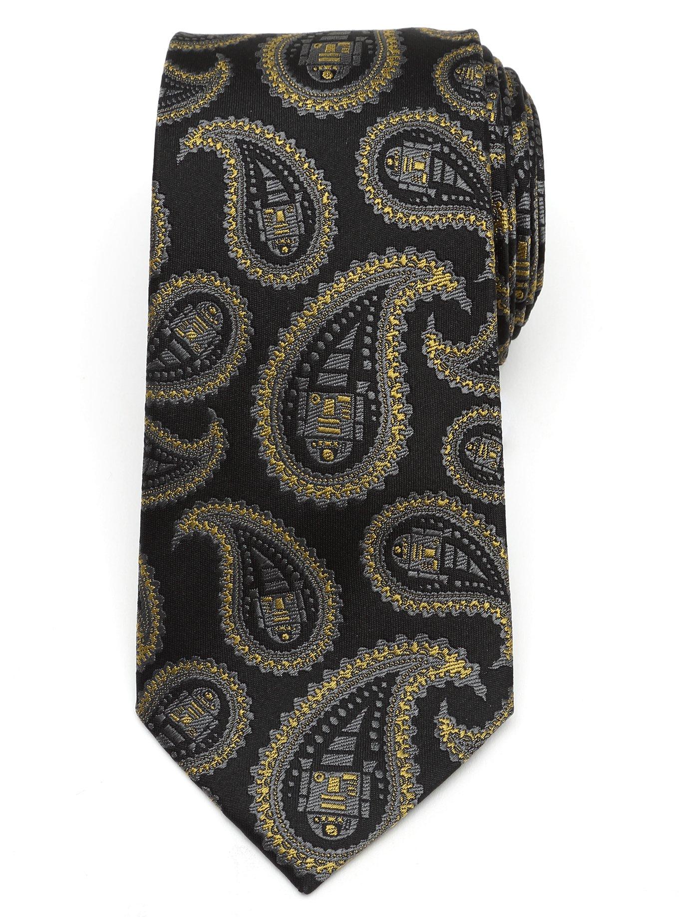 Star Wars R2D2 Paisley Black Tie, , hi-res