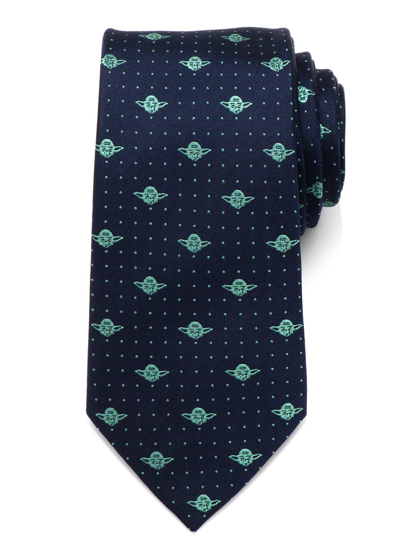 Star Wars Yoda Dot Navy Tie