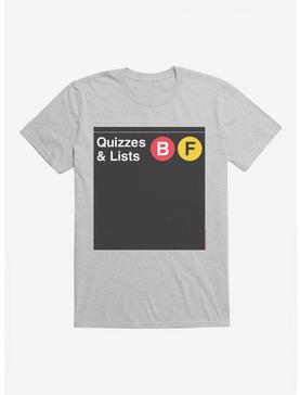 Buzzfeed Quizzes and Lists T-Shirt, HEATHER GREY, hi-res