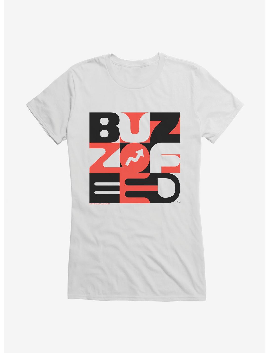 Buzzfeed Boxed Logo Girls T-Shirt, , hi-res
