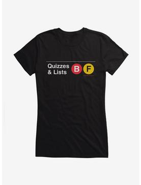 Buzzfeed Quizzes and Lists Girls T-Shirt, , hi-res