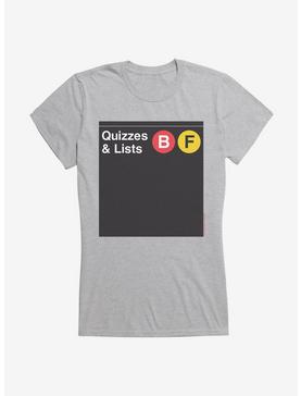 Buzzfeed Quizzes and Lists Girls T-Shirt, HEATHER, hi-res