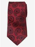 DC Comics Batman Red Paisley Tie, , hi-res