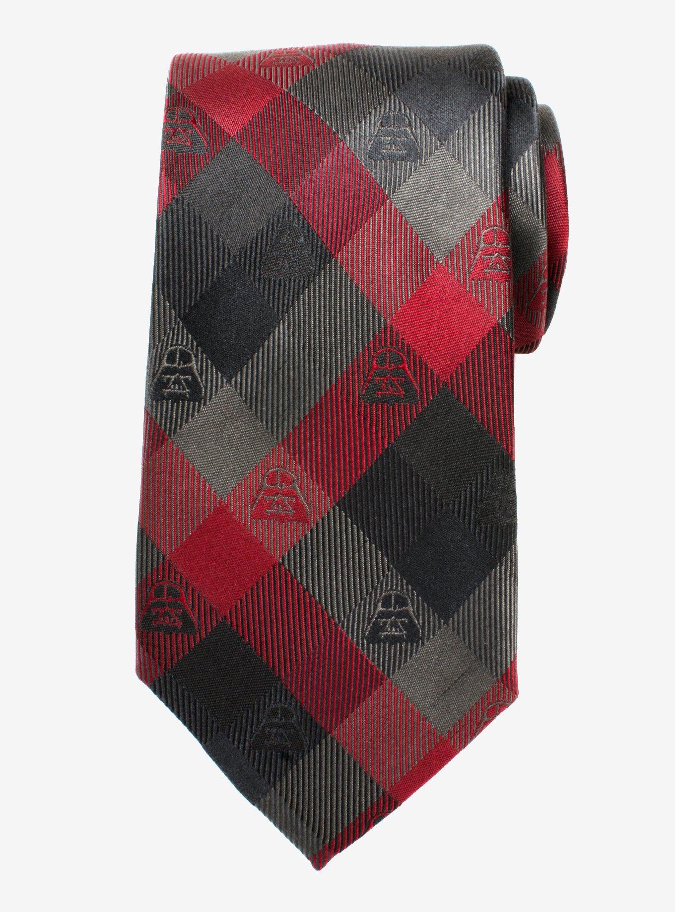 Star Wars Darth Vader Red Plaid Tie, , hi-res