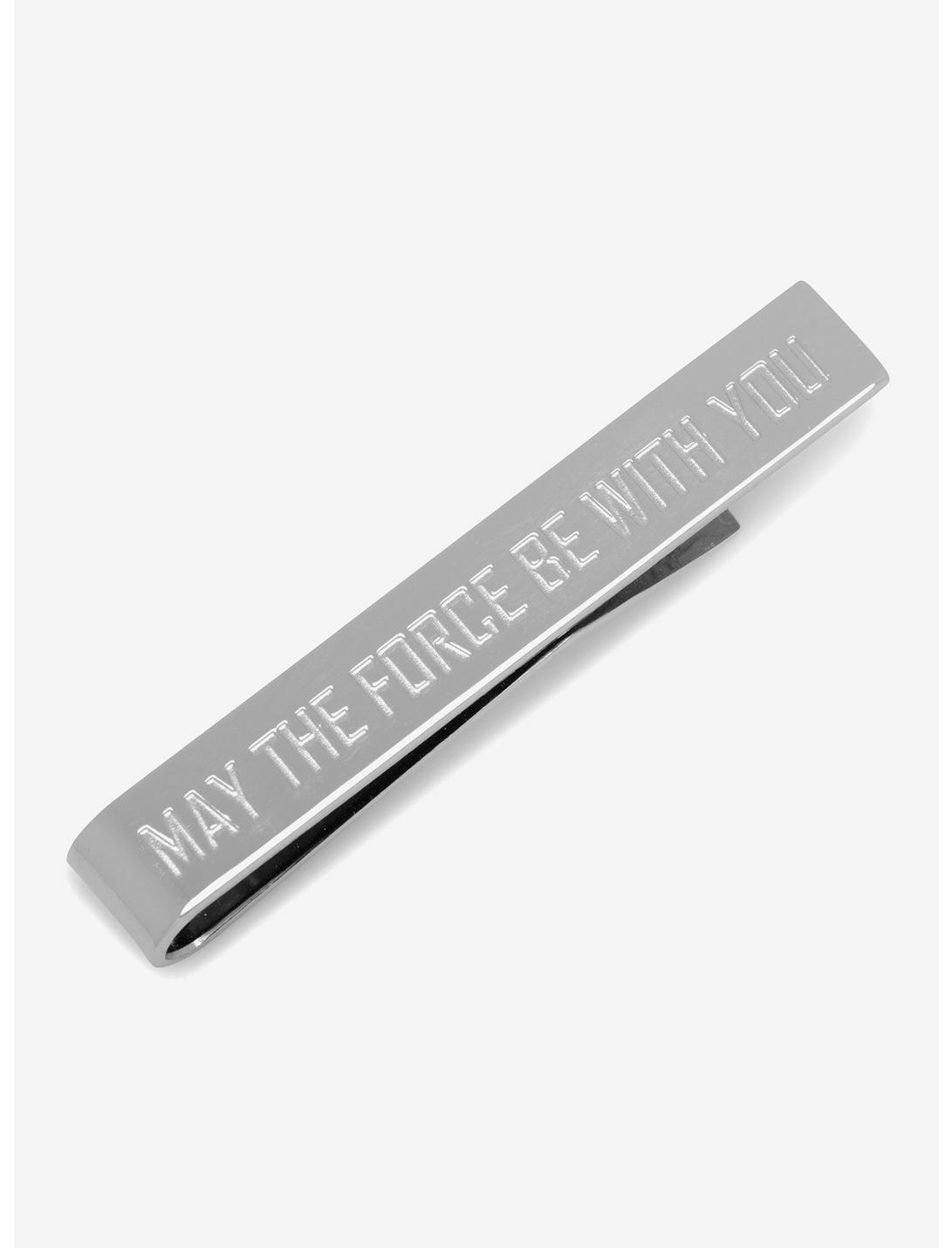 Star Wars May The Force Be With You Jedi Message Tie Bar, , hi-res