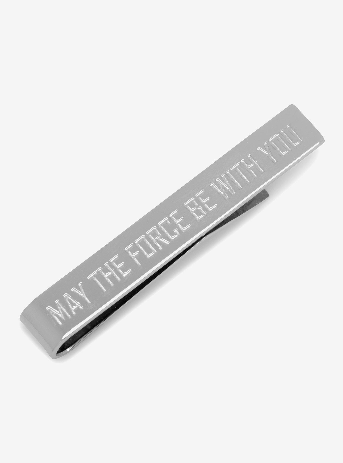 Star Wars May The Force Be With You Jedi Message Tie Bar, , hi-res