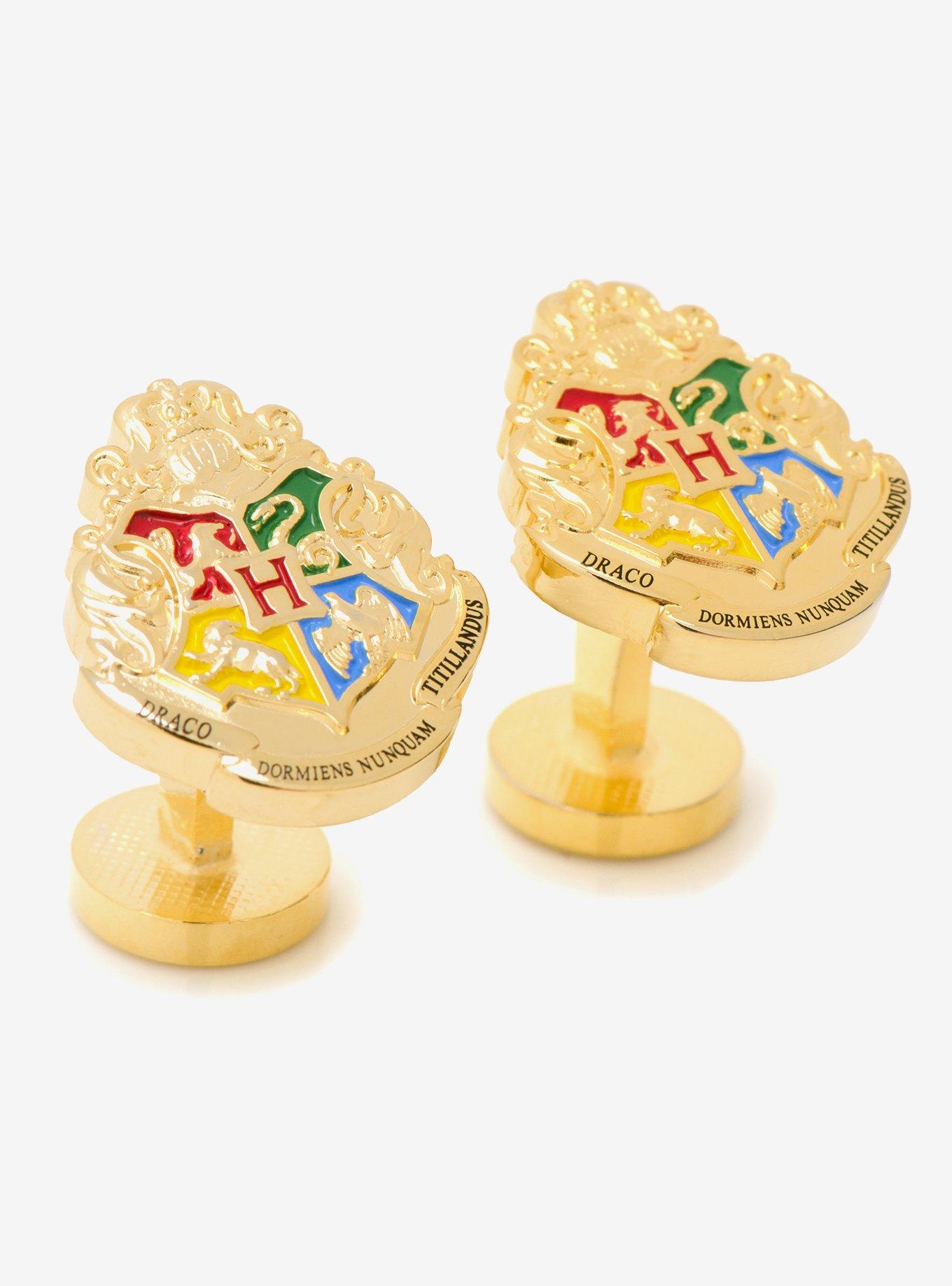 Harry Potter Hogwarts Crest Cufflinks, , hi-res