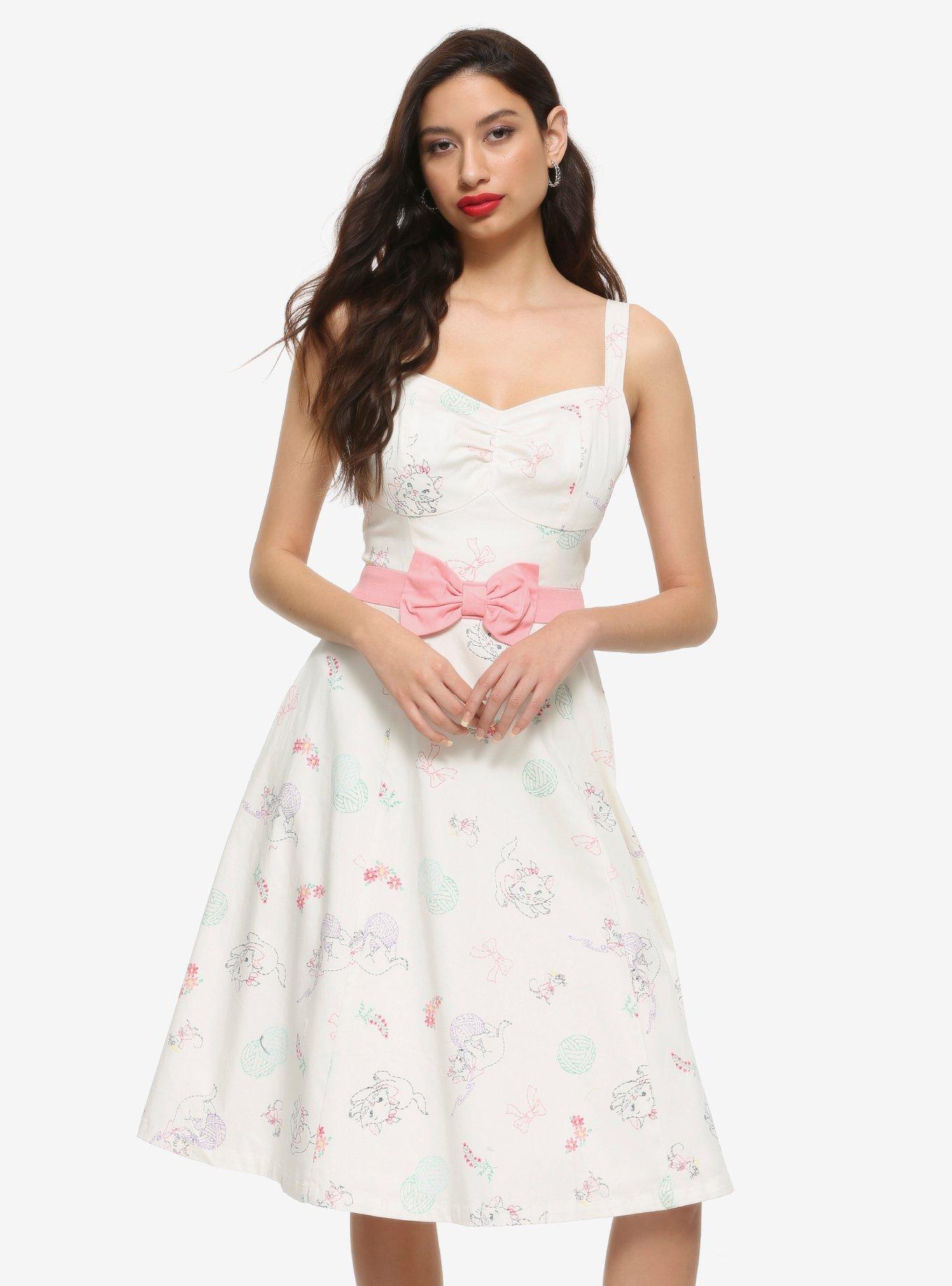 Her Universe Disney The Aristocats Marie Retro Dress, MULTI, hi-res