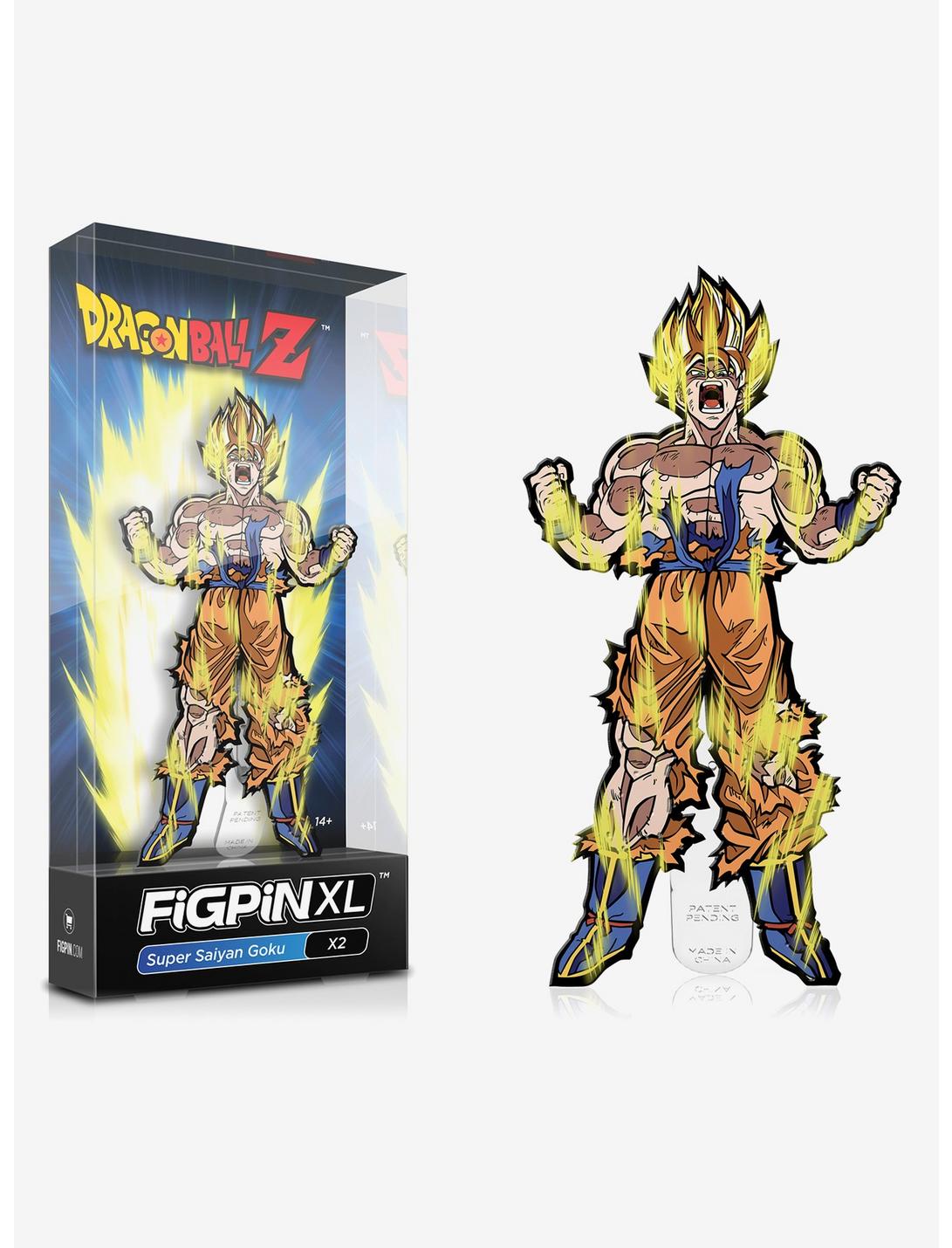 FiGPiN XL Dragon Ball Z Super Saiyan Goku Enamel Pin, , hi-res