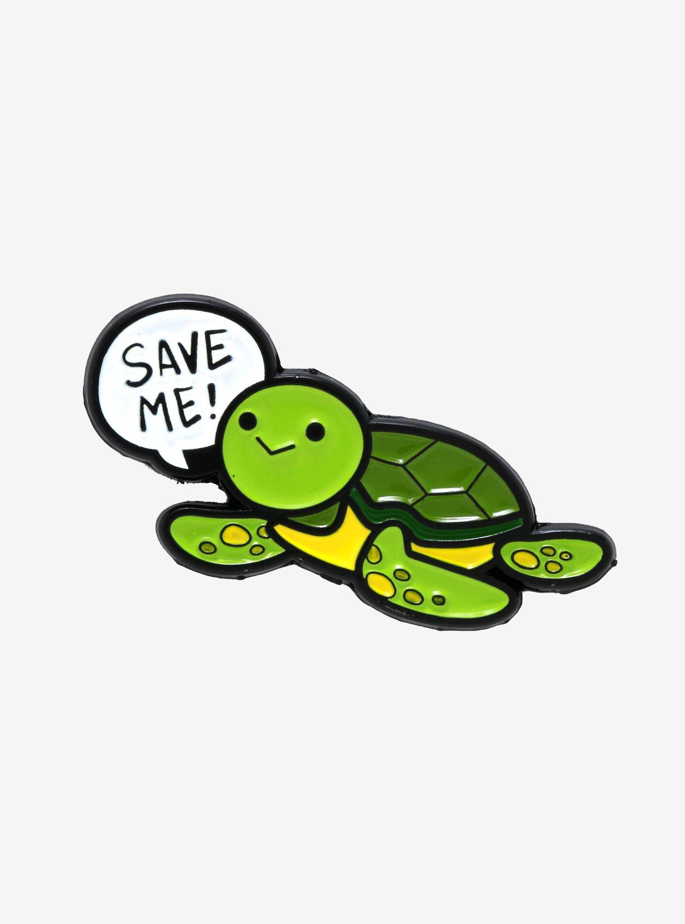 Save The Turtles Enamel Pin