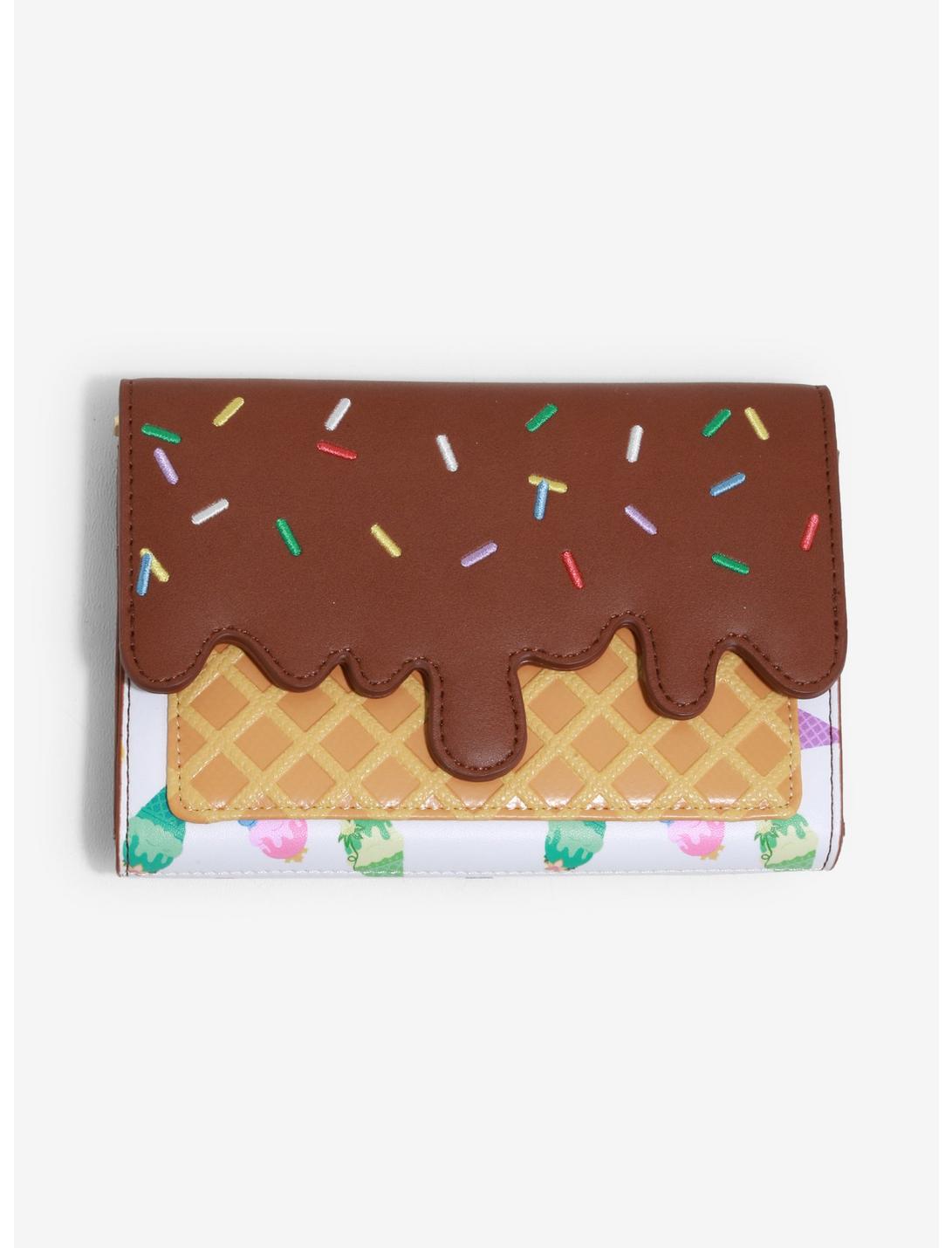Loungefly Disney Princess Ice Cream Snap Wallet, , hi-res