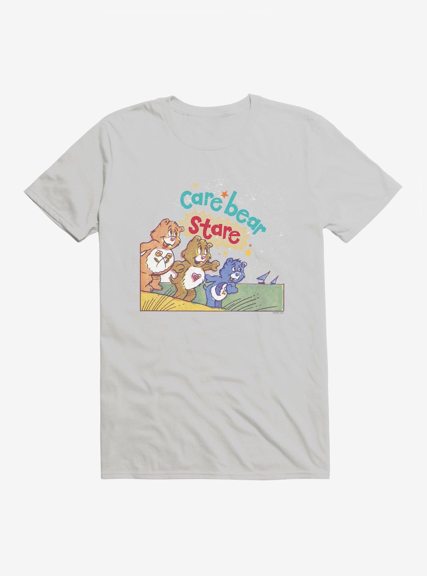 Care Bears Care Bear Stare Retro T-Shirt, SILVER, hi-res