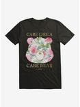 Care Bears Care Like A Care Bear Floral T-Shirt, BLACK, hi-res