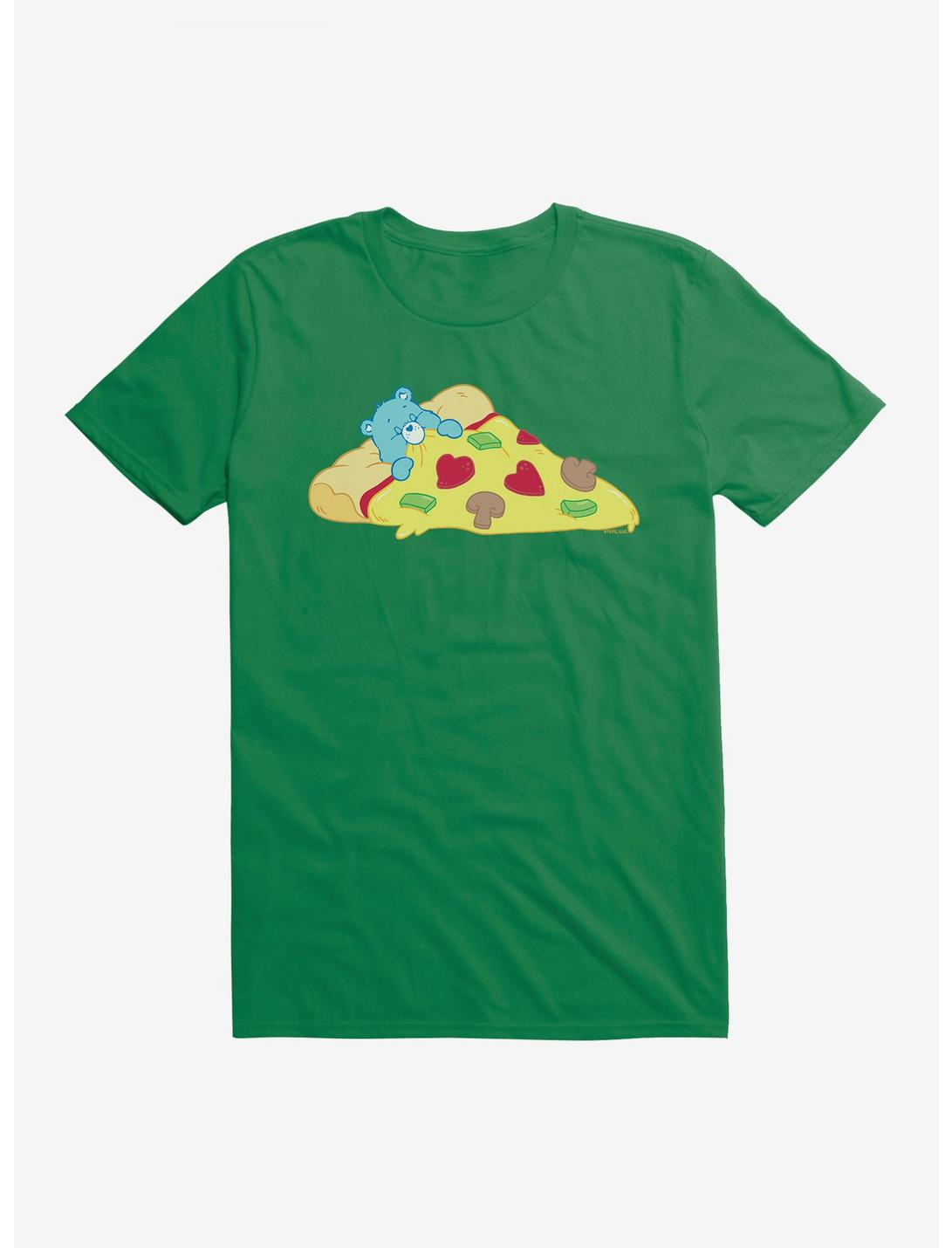 Care Bears Bedtime Bear Pizza T-Shirt, KELLY GREEN, hi-res