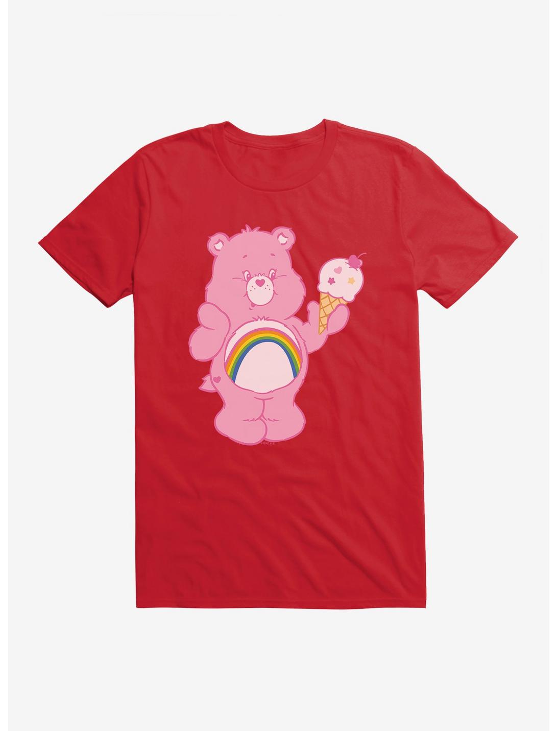 Care Bears Cheer Bear Ice Cream T-Shirt, RED, hi-res