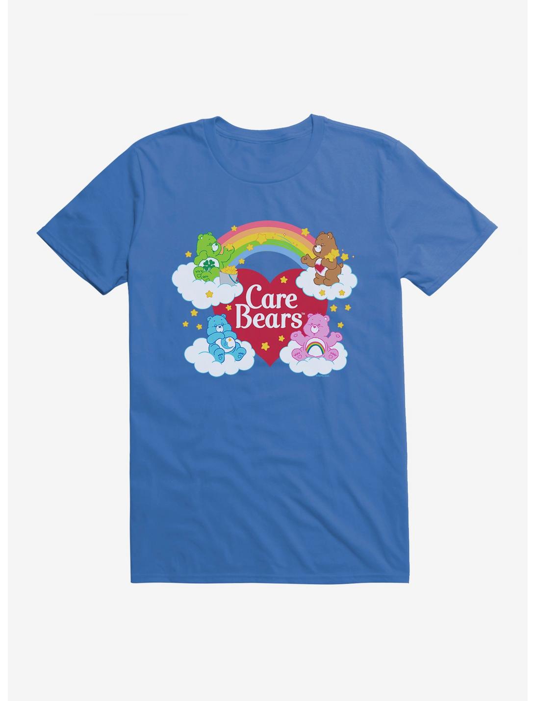 Care Bears Friends On Clouds T-Shirt, ROYAL BLUE, hi-res