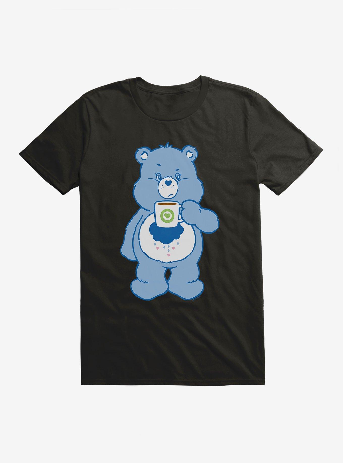 Care Bears Grumpy Bear Coffee T-Shirt, BLACK, hi-res