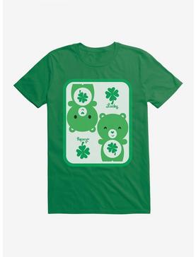 Care Bears Cartoon Good Luck Icon T-Shirt, KELLY GREEN, hi-res