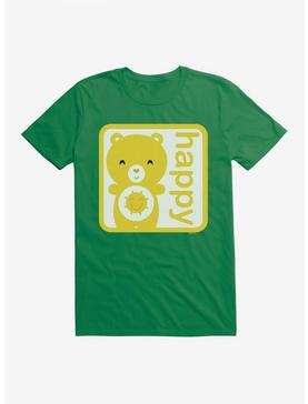Care Bears Cartoon Funshine Icon T-Shirt, KELLY GREEN, hi-res