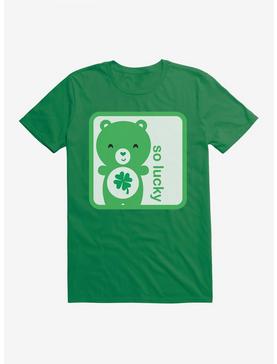 Care Bears Cartoon Good Luck So Lucky T-Shirt, KELLY GREEN, hi-res