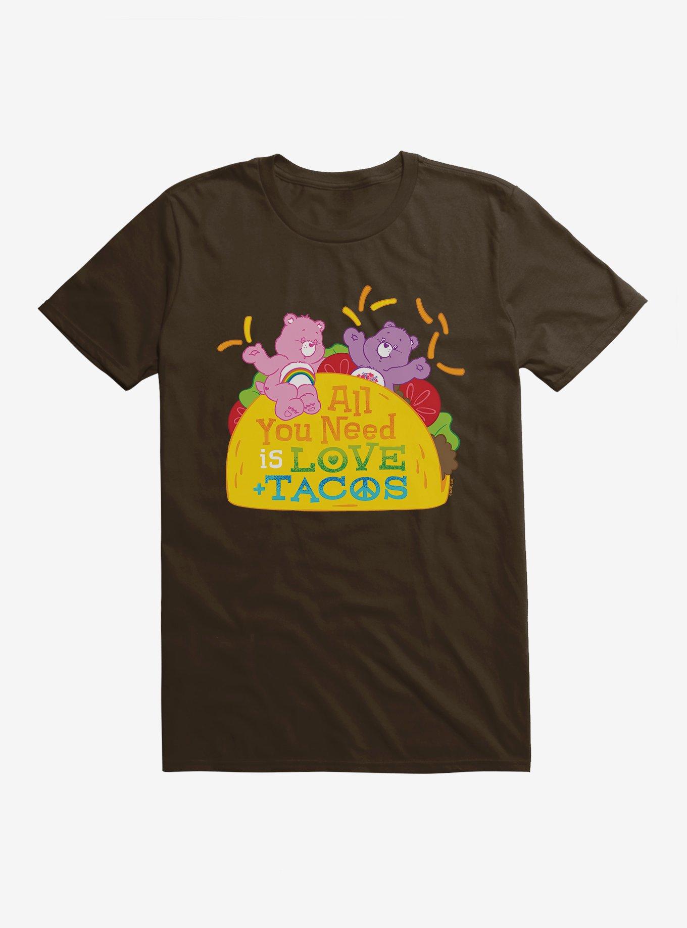 Care Bears Love And Tacos T-Shirt, CHOCOLATE, hi-res