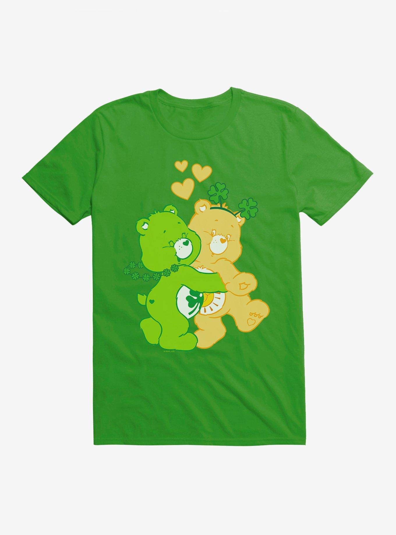 Care Bears Good Luck And Funshine Bears T-Shirt, GREEN APPLE, hi-res