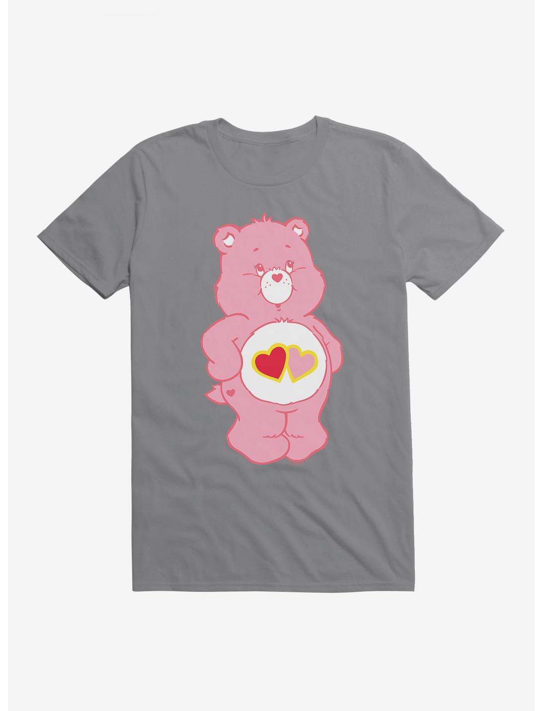 Care Bears Love A Lot Bear Stare T-Shirt, STORM GREY, hi-res